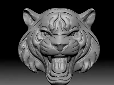 lion pendant 3D print model 3D print model purchase