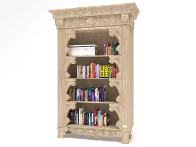 Bookcase 4K 3D model