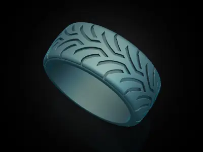 Car tires ring protector version 10 3D print model