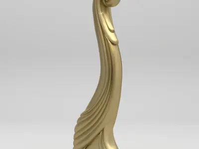 Carved Baluster 3D model
