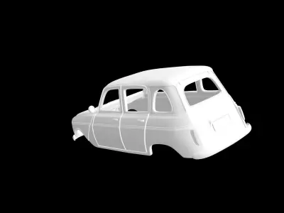 Renault R4 3D print model