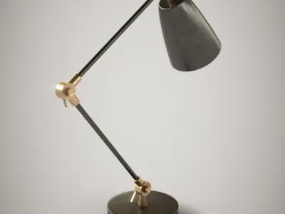 Lamp Tabletop Low-poly 3D model