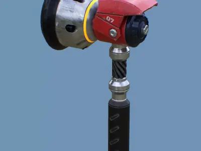 Torbjorn Hammer Free low-poly 3D model