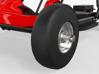 Electric Go Kart 3D model