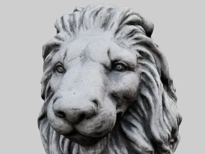 Lion Statue 3D model