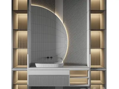 Luxury Bathroom 309 3D model