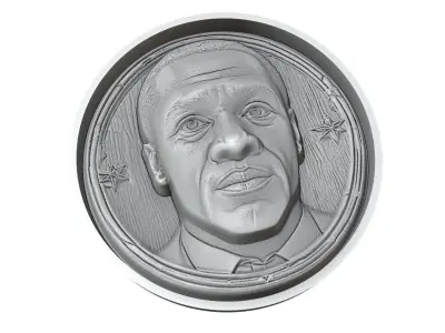 Clarence Seedorf Footballer Medallion 3D print model