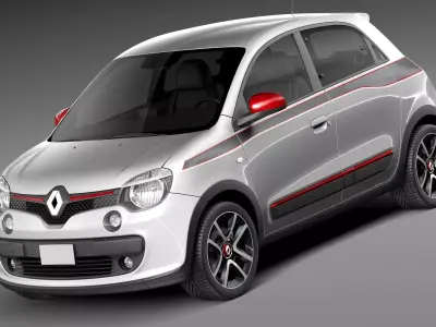 Renault Twingo 2015 3D model