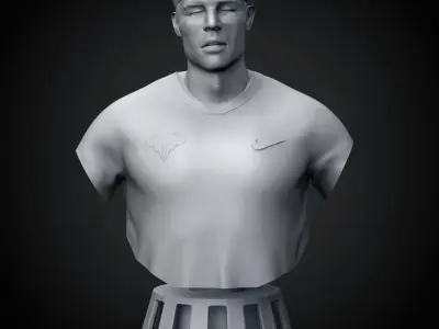 Rafael Nadal 3D Printable 3D print model