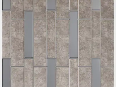 Wall Panel 3d model Low-poly 3D model get