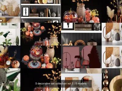 5 decorative set collection vol 2