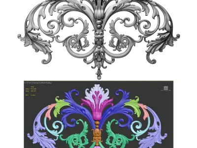 Decorative Ornamental 18 3D model