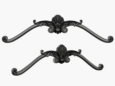Carved crown decor for cnc  3D model purchase