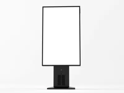 Advertising Billboard 3D Model Low-poly 3D model