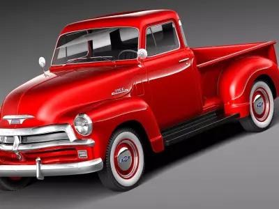 Chevrolet 3100 Pickup 1954 3D model