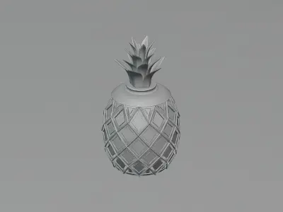 Decorative Pineapple 3D model
