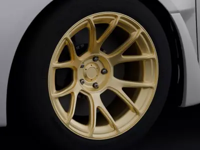 Konig Ampliform Aftermarket Wheel Low-poly 3D model