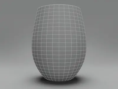 Stemless Wine Tumbler 3D model
