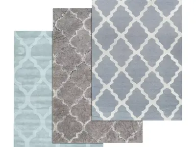 Rug Set 1698 3D model