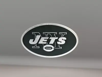 NFL New York Jets Logo 3D model