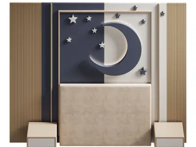 Kids wall panell 14 3D model