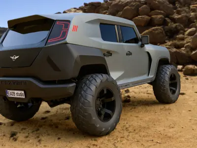 Rezvani Tank 3D model