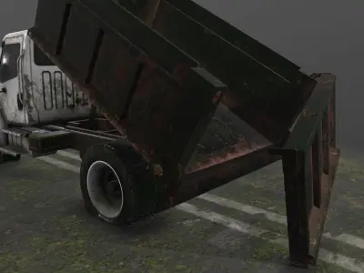 Old Truck 03 Low-poly 3D model