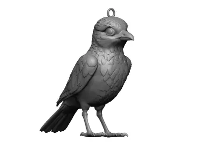 bird pendant 3D print model