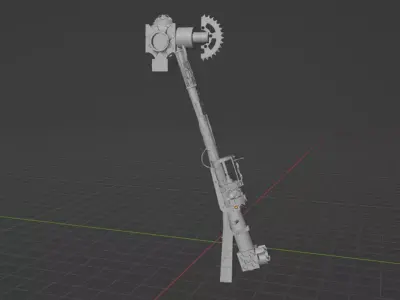 Steampunk War Hammer Free 3D print model