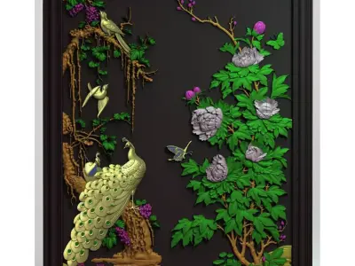 Bird Theme for decoration 3D print model