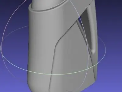 Oil Bottle Free 3D model