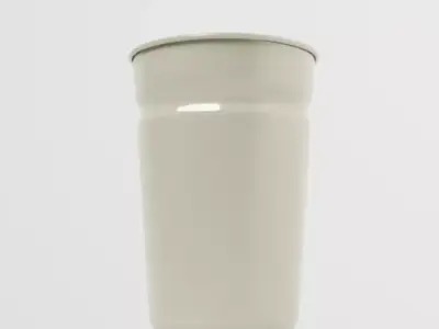 simple lowpoly decorating cup Free low-poly 3D model