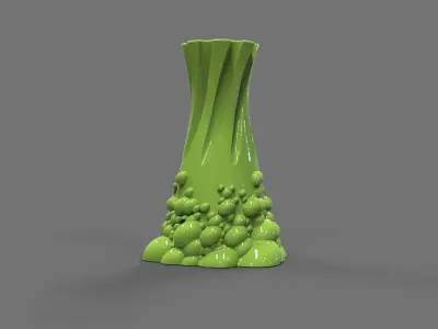 Pebbles vase free Free 3D print model