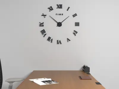 Wall Clock 3D model
