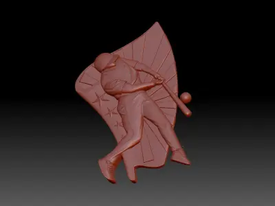 Baseball 3D print model