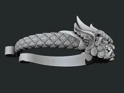  Ghost Control Bracelet Mythical Beast Bracelet 3D model