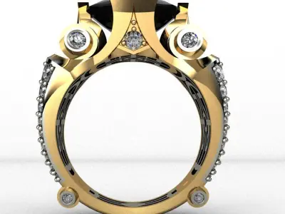 Male Ring  Luxury 3D print model