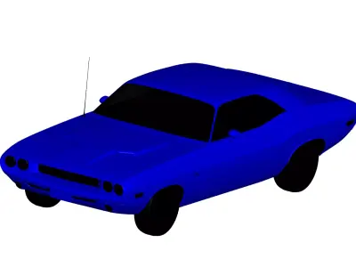 Dodge Challenger 1969 3D model