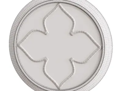 Round mirror 60x4x60cm 806339 3D model