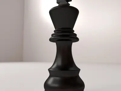King Chess 3D model