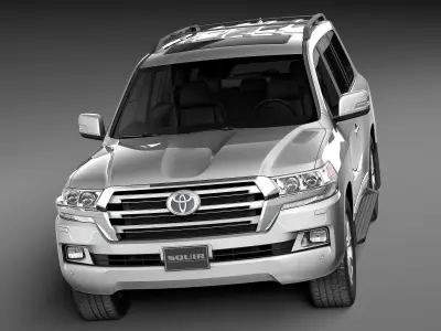 Toyota Land Cruiser 2016 3D model