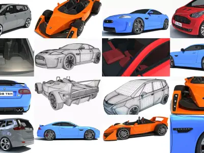 Car 3D Models 3D Model Pack