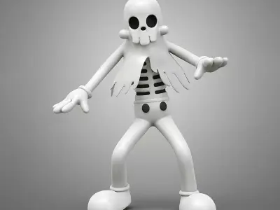 Ghost from Swing You Sinners toy 3D print model
