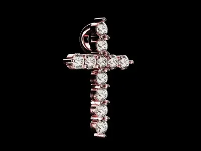 Tiffany Cross Pendant 3D print model