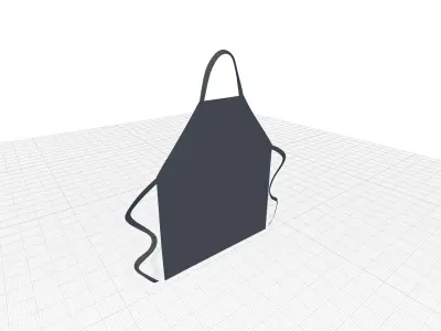 Coupang Attitude Apron 3D model