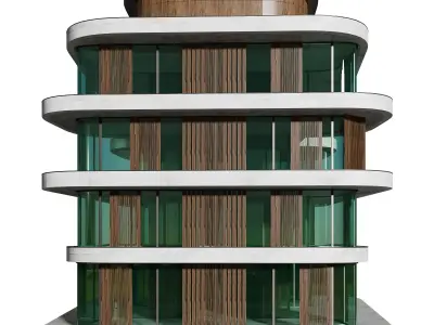 Office Building 1 3D model buy