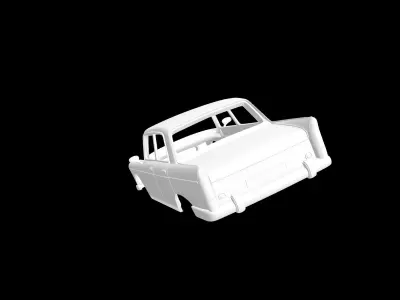 Peugeot 404 Berlina 3D print model