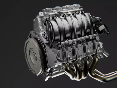 Car Engine 3D model