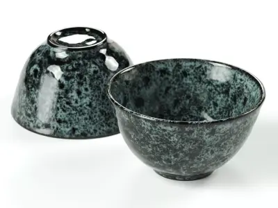 Madam Stoltz - ceramic bowl S size - mint 3D model