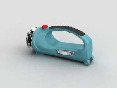 Multifunctional Flashlight 3D model